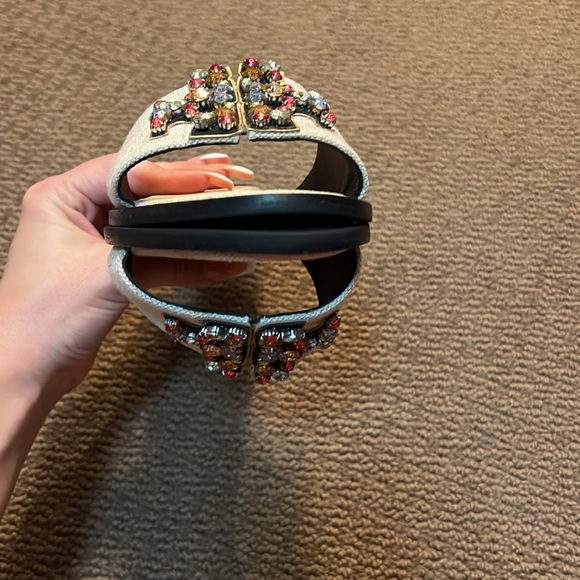 Tory Burch Ines Embellished Slides - Picture 9 of 12